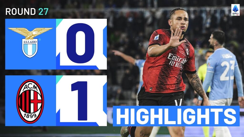 LAZIO-MILAN 0-1 | HIGHLIGHTS | THREE red cards as the Rossoneri edge Lazio | Serie A 2023/24