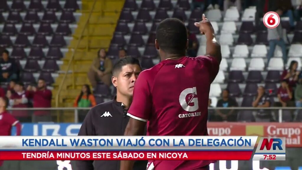 Kendall Waston viajó con la delegación de Saprissa