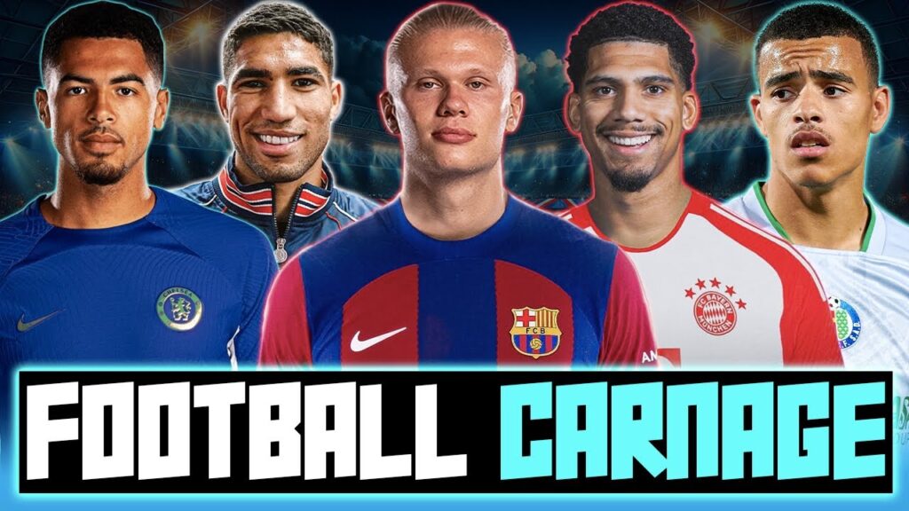 Barcelona's Haaland Chase 😳 Araujo's Bayern Snub 🤑 Real Madrid Hakimi Reunion 👀 Colwill To PSG ❓