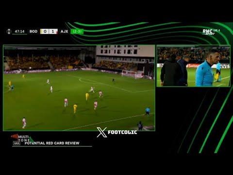 Josip Šutalo rode kaart ♦️, Bodo Glimt vs Ajax (0-1) Alle doelpunten en uitgebreide hoogtepunten