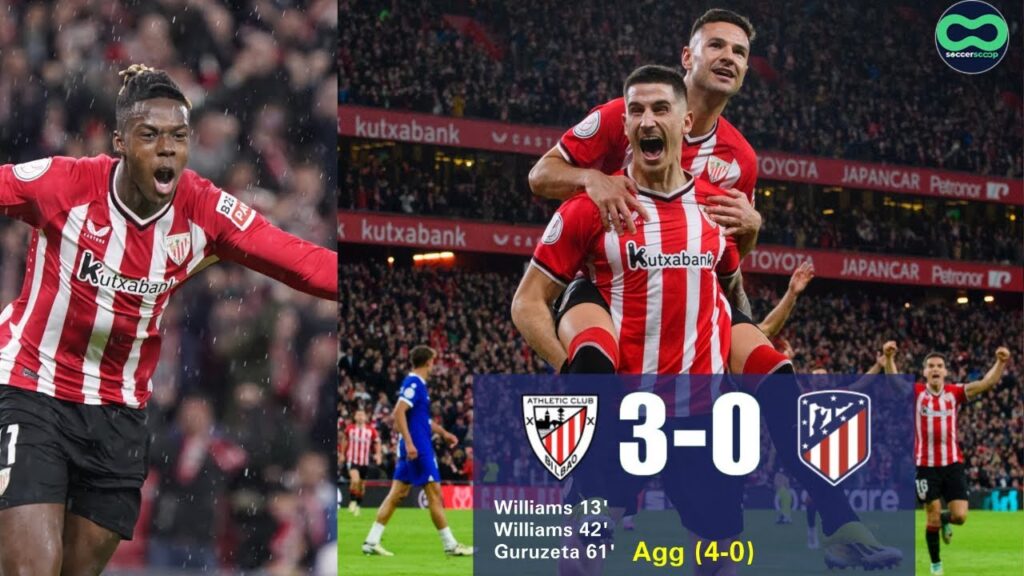 Resumen del partido entre Athletic de Bilbao y Atlético de Madrid de hoy
