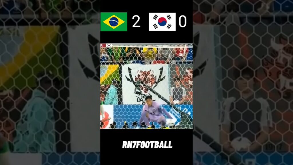 BRAZIL 4-1 SOUTH KOREA#shorts