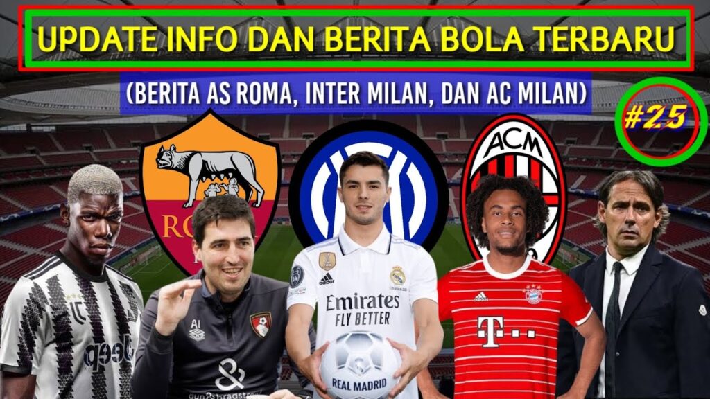 INFO BOLA #25: Fans As Roma melonjak●Theo atau maignan di tukar zikrzee?●inter siap full tim🔥