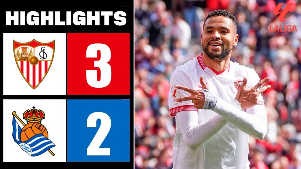 Youssef En-Nesyri Goals | En-Nesyri Hoy | Sevilla vs Real Sociedad 3-2 Resumen y Goles | LaLiga 2024