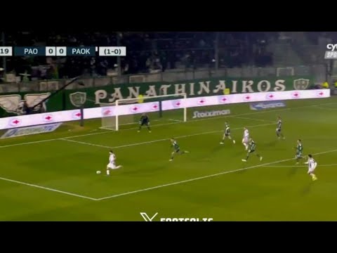 Andrija Živković Goal,Παναθηναϊκός vs ΠΑΟΚ Θεσσαλονίκης (0-1) Όλα τα γκολ και τα εκτεταμένα στιγμιότ