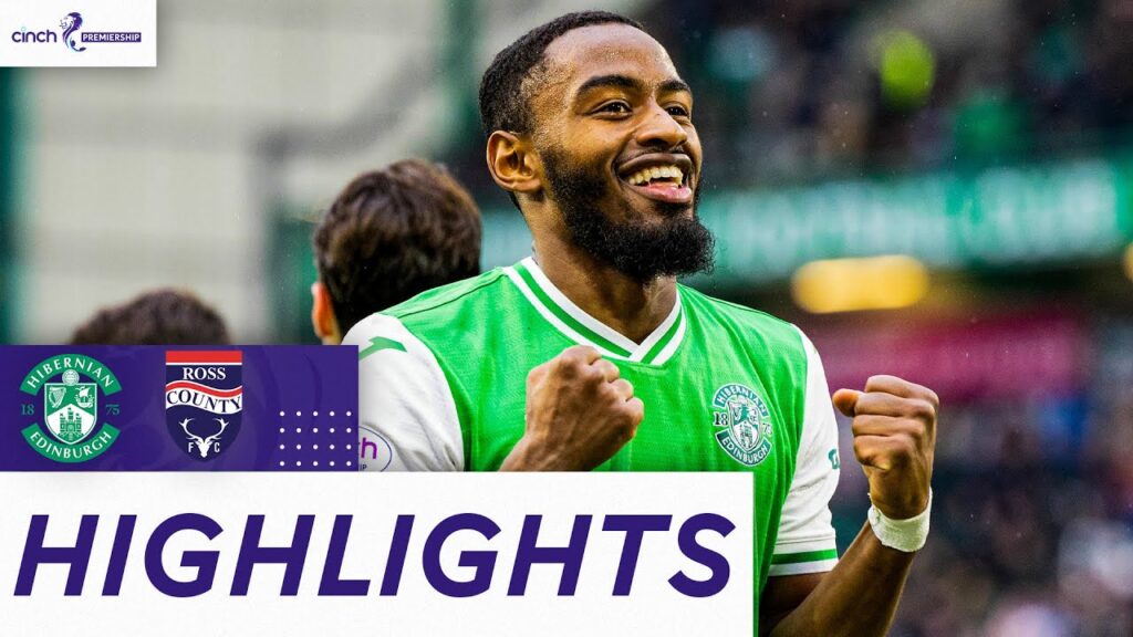 Hibernian 2-0 Ross County | Hibs Secure Confident Win Over Struggling County | cinch Premiership