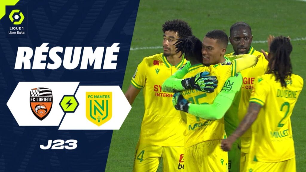 FC LORIENT - FC NANTES (0 - 1) - Résumé - (FCL - FCN) / 2023-2024