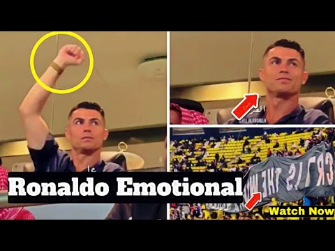 Cristiano Ronaldo Emotional Reaction to Al Nassr Fans Chanting his Name After getting Suspended 🥺