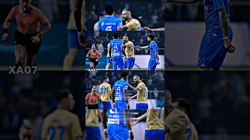Brozovic Showed Levels To Al Bulayhi🥶😅 #shorts #ronaldo #alnassr #shortsvideo