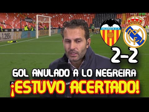 Reaccion de Rubén Baraja Valencia 2-2 Real Madrid LALIGA