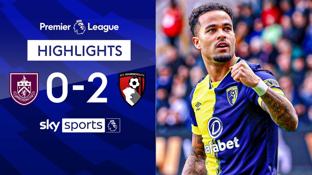 Kluivert and Semeyo strikes stump Clarets ❌ | Burnley 0-2 Bournemouth | Premier League Highlights
