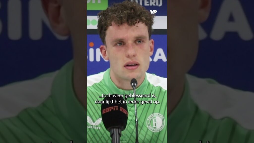 ‘𝐇𝐞𝐞𝐥 𝐩𝐢𝐣𝐧𝐥𝐢𝐣𝐤…’ 😔 De Feyenoord-selectie leeft ook mee met de geblesseerde Bijlow. 😢
