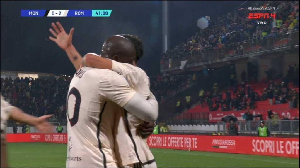 gol de Romelu Lukaku Oggi | Monza vs Roma Highlights | Serie A 2023/24