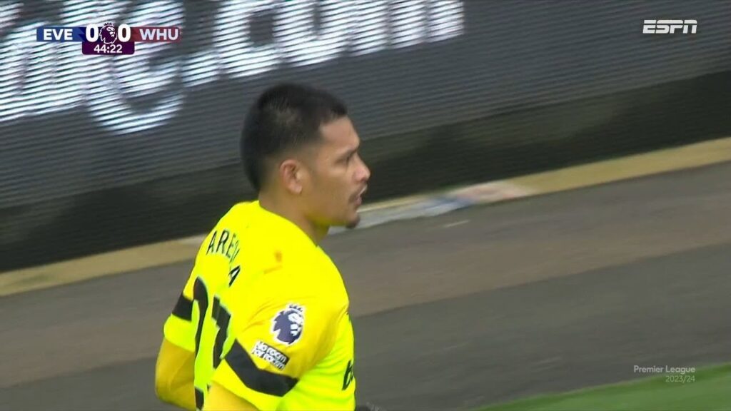 Alphonse Aréola PENALTY SAVE | Everton vs West Ham 0-0 Extended Highlights | Premier League 2023/24