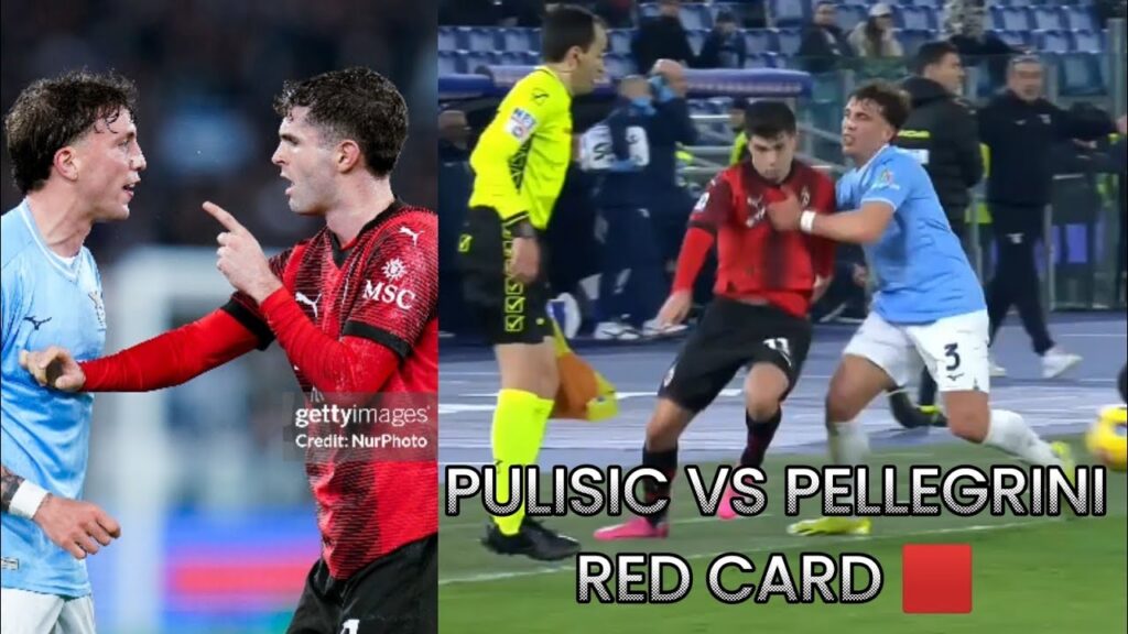 PULISIC VS PELLEGRINI RED CARD 🟥