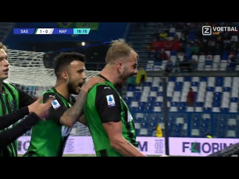 Gol di Uros Račić, Sassuolo vs Napoli (1-0) Tutti i gol e gli highlights dettagliati