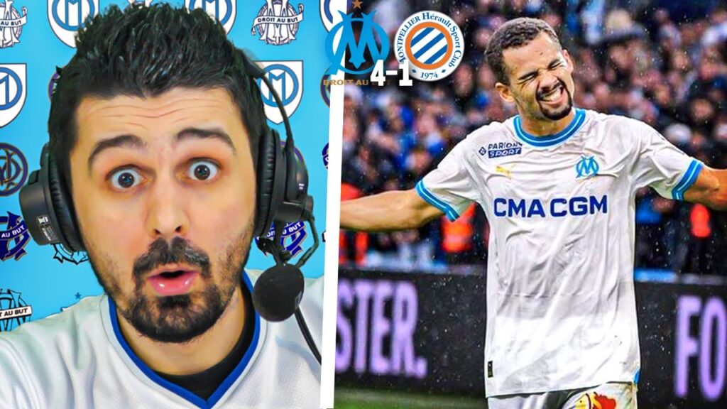 🔥FESTIVAL NDIAYE, SARR PARI GAGNANT DE GASSET, AUBAMEYANG GRANDE CLASSE..OM - Montpellier 4-1 ligue1