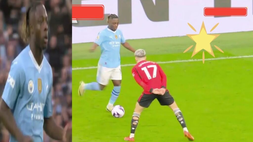 Jeremy Doku VS Manchester United (03/03/2023) With Commentary