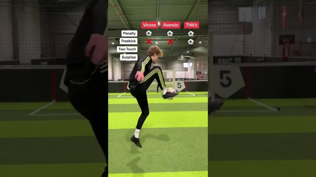 4 shots challenge VS Marco Asensio 💥| #shorts