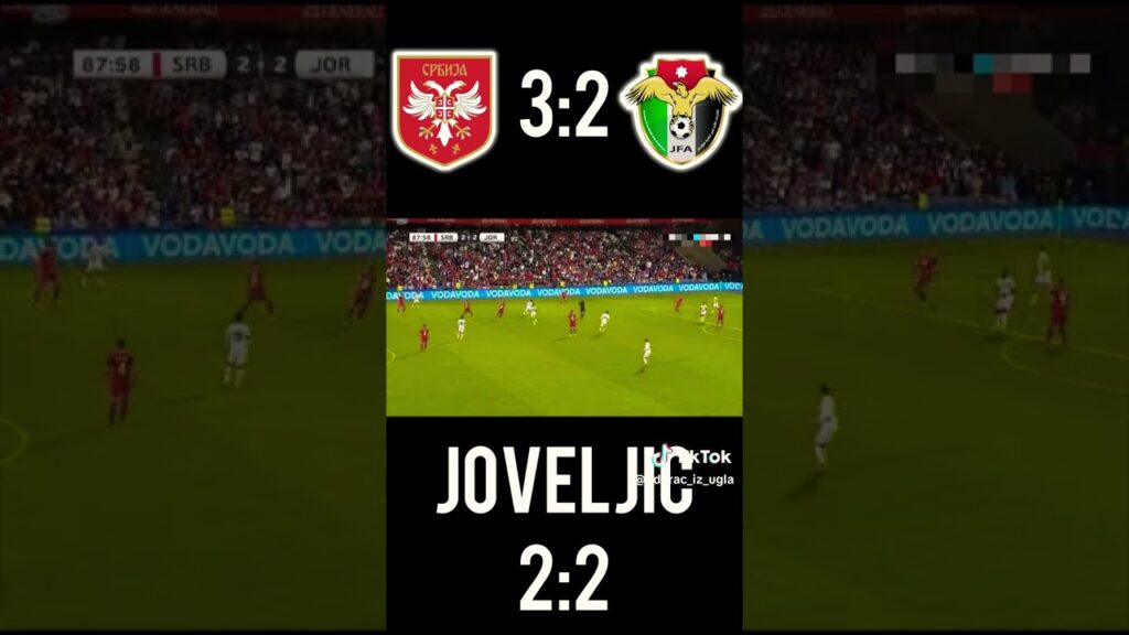 Fudbal: Srbija - Jordan prijateljska utakmica 3:2 #soccer #serbia