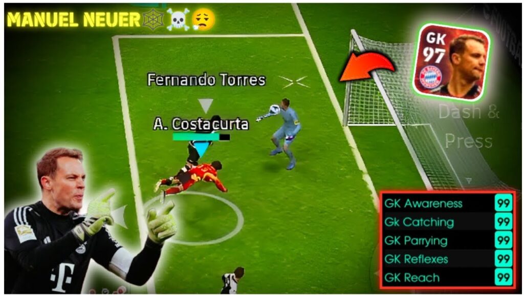 MANUEL NEUER | Better Than All Goalkeepers..!☠️ | Neuer Efootball 24 | Efootball 2024 Mobile 🧤🔥🕸