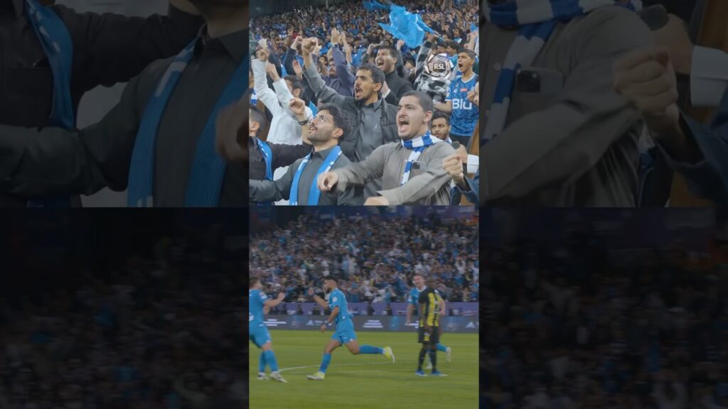 The scenes when Al Shehri scored in the #SaudiClasico! 💥 #yallarsl