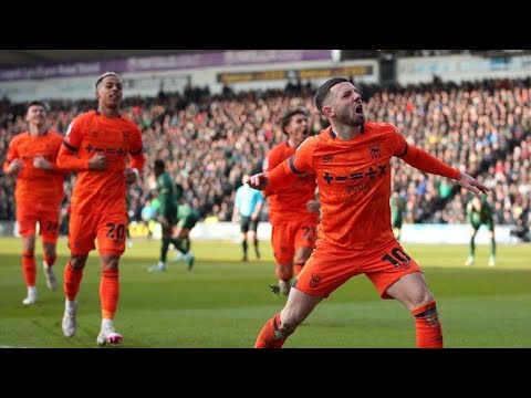 Plymouth Argyle vs Ipswich Town 0-2 Kieffer Moore & Brendan Galloway own goal earn win
