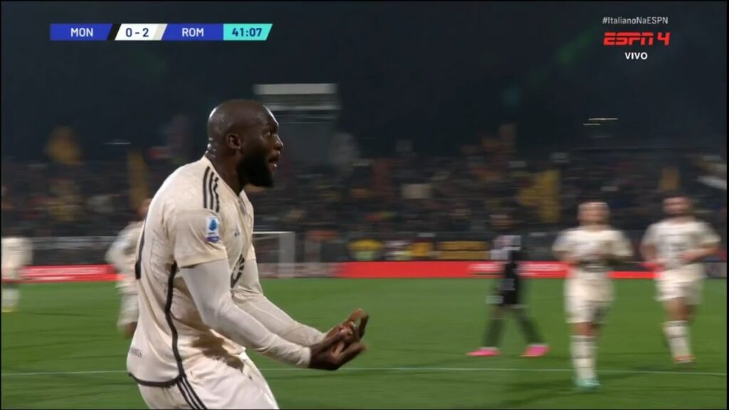 gol de Romelu Lukaku oggi | Monza vs Roma 0-2 Extended Highlights | Lega Serie A 2023/24