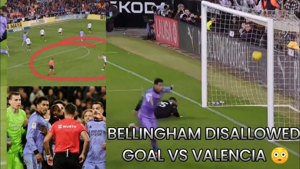 JUDE BELLINGHAM DISALLOWED GOAL VS VALENCIA 😳