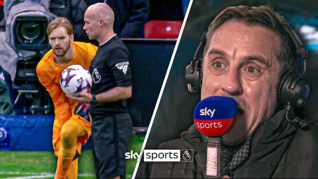 "Do they want a replay?" 🤨 | Gary Neville on Nottingham Forest's outrage after drop-ball