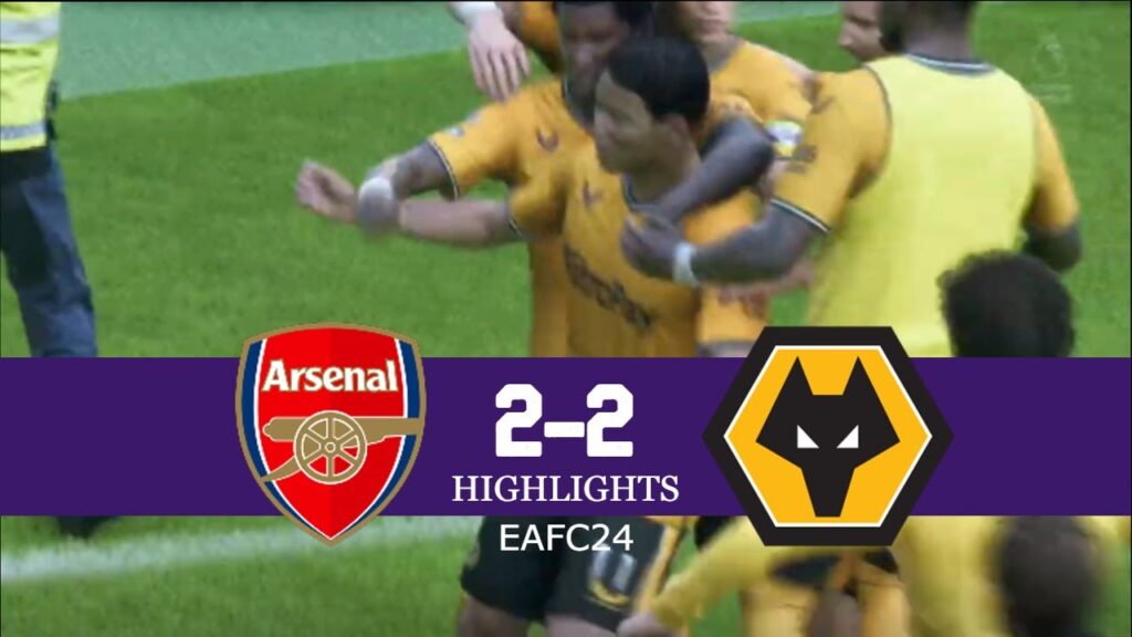 Hwang Hee-chan scores late equaliser! 😮 | Arsenal 2-2 Wolves