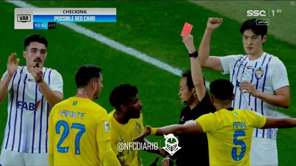 Aymeric Laporte RED CARD | Al-Ain vs Al-Nassr 1-0 Extended Highlights | AFC Champions League 2023/24