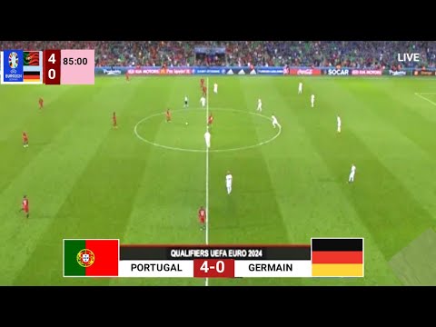 🔴 LIVE+ PORTUGAL VS GERMAIN 4-0⚽ Ronaldo Hat-trick| UEFA EURO 2024|Highlight & All Goals|HD