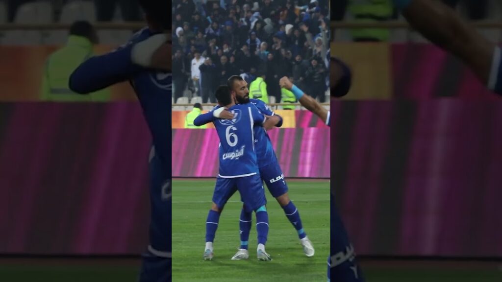 از زاویه‌ای متفاوت/ شلیک زیبای روزبه چشمی در دیدار #استقلال - #سپاهان