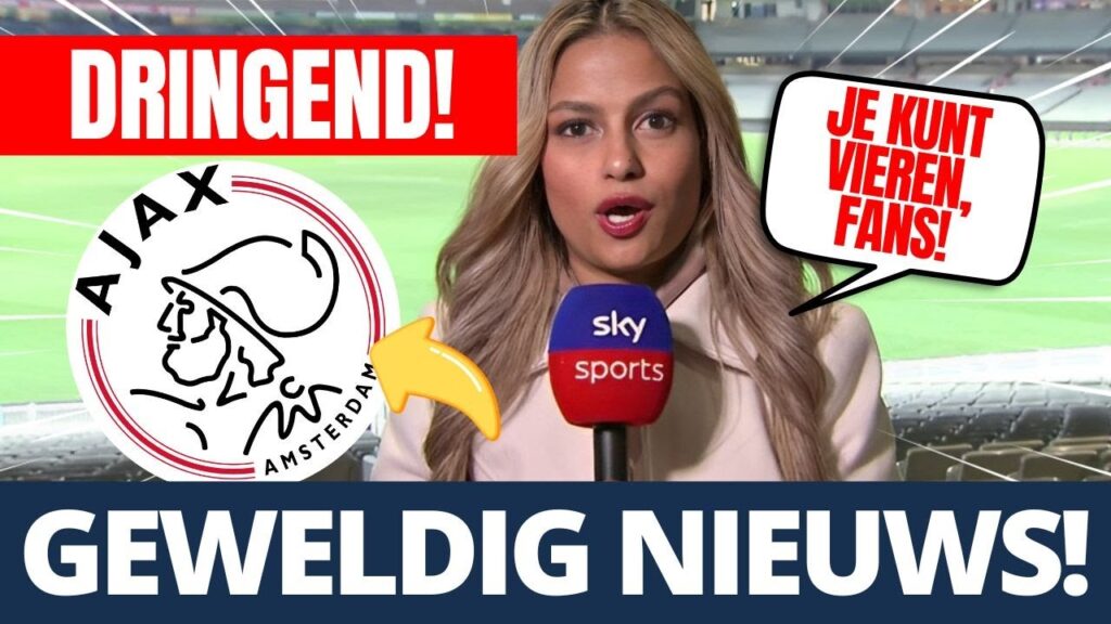 NU JA! KIJK HIERNAAR! JIJ KAN VIEREN! GEWELDIG NIEUWS! AJAX IS TERUG! LAATSTE AJAX-NIEUWS