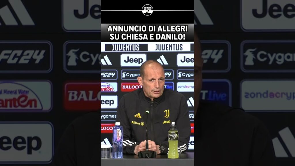CHIESA E DANILO DISPONIBILI PER IL NAPOLI? L'ANNUNCIO DI ALLEGRI ⚪⚫ #shorts