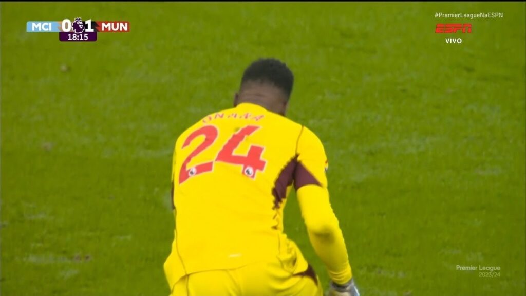André Onana Save | Manchester City vs Manchester United 0-1 Highlights | Premier League 2023/24