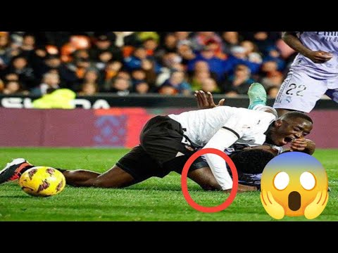 Patah Kaki..!! Diakhaby bek Valencia vs Real Madrid #football #diakhaby#valencia #realmadrid