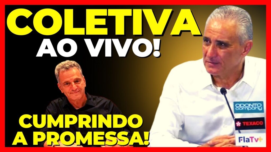 DIA DE TAÇA! PÓS JOGO FLAMENGO X MADUREIRA AO VIVO  | COLETIVA DE TITE  |