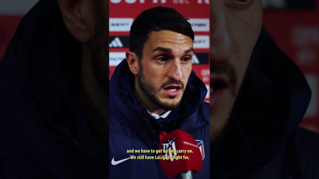 🎙 Koke: ❝Hay que levantarse y continuar❞