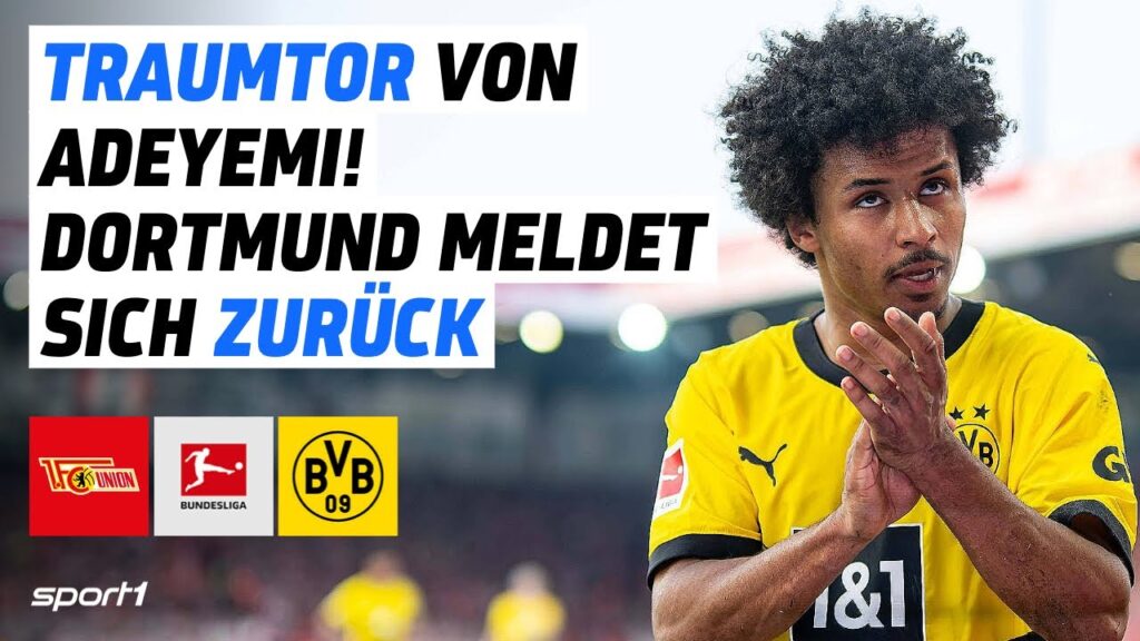 1. FC Union Berlin - Borussia Dortmund | Bundesliga Tore und Highlights 24. Spieltag