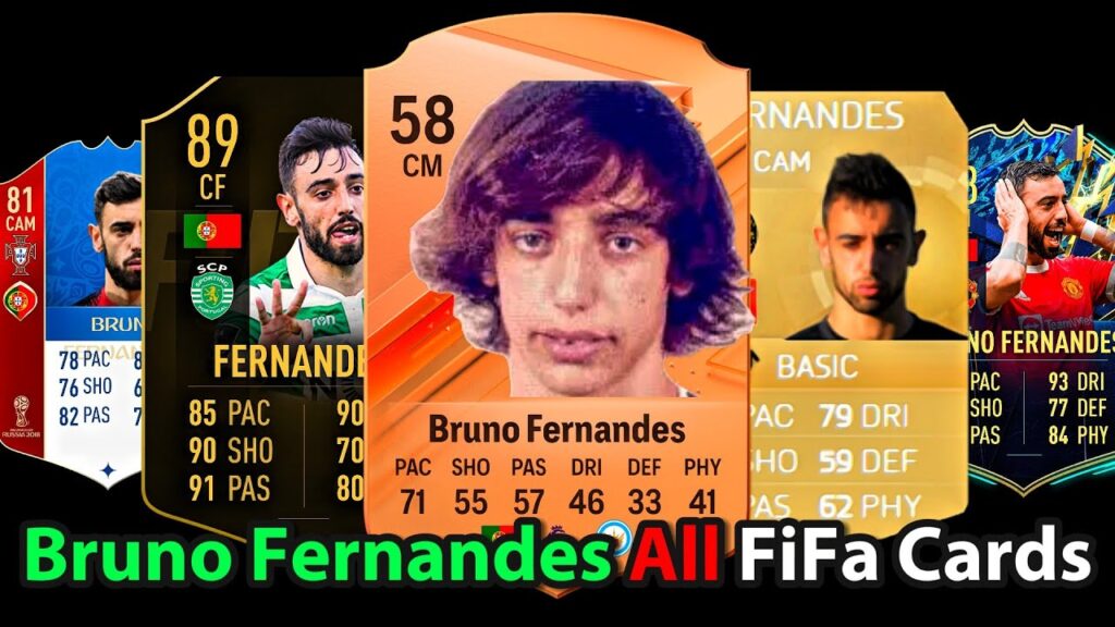 Bruno Fernandes | All FiFa Cards ( FIFA15 - FC24 )