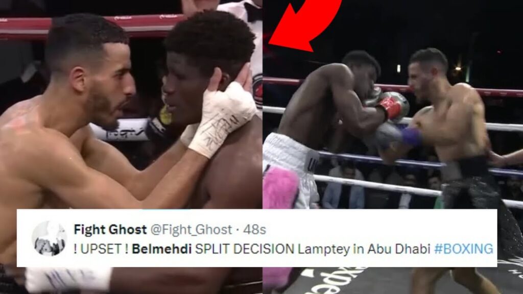 FIGHTERS REACT TO JAOUAD BELMEHDI BEATING ALFRED LAMPTEY | BELMEHDI VS LAMPTEY REACTIONS