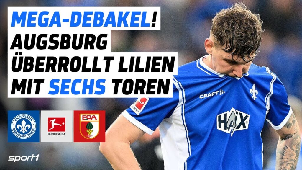 SV Darmstadt 98 - FC Augsburg | Bundesliga Tore und Highlights 24. Spieltag