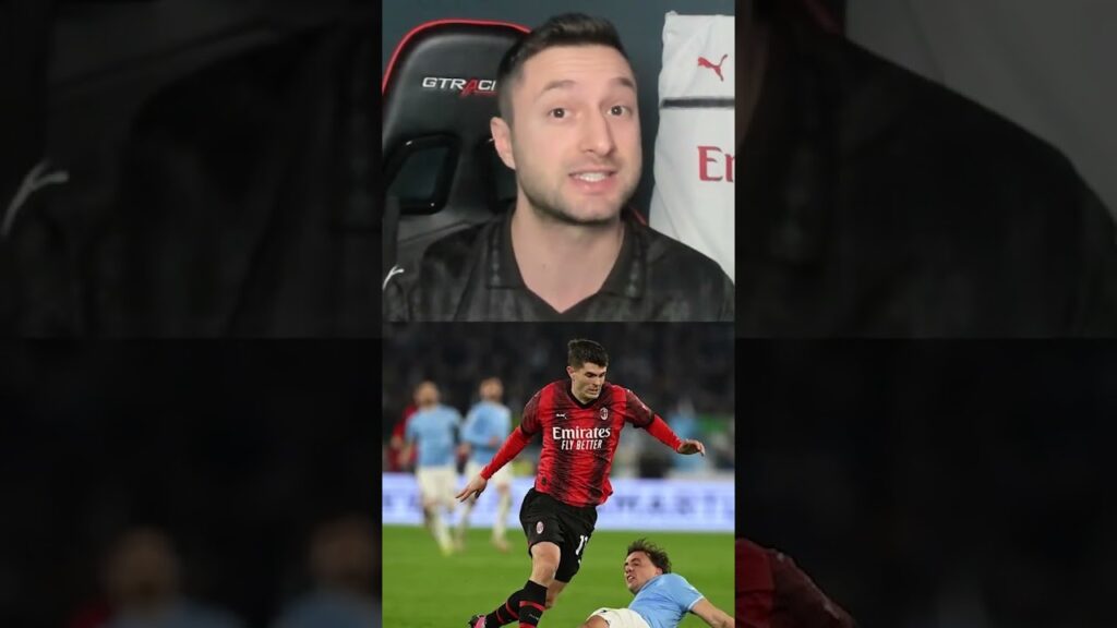 Noah Okafor's Scores the Winner vs. Lazio! #acmilan #okafor #shorts