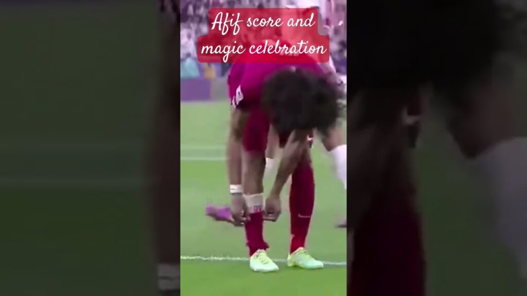 AFIF SCORE AND MAGIC CELEBRATION #qatar2023 #Jordan1:3Qatar