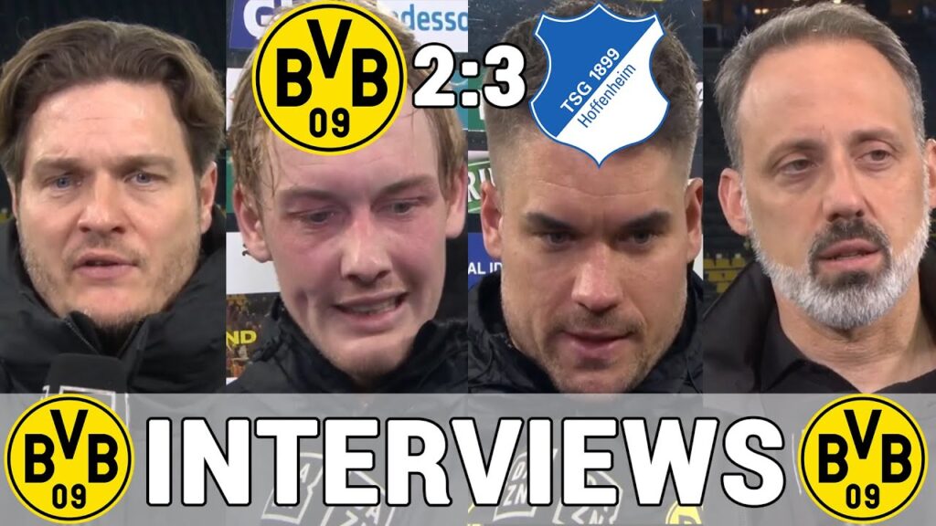 Die BVB Stimmen zur Niederlage: Terzic, Brandt & Meyer + Matarazzo (TSG) | Dortmund 2:3 Hoffenheim