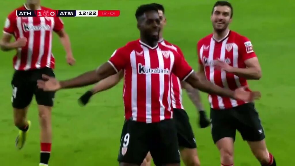 Inaki Williams AMAZINNG VOLLEY GOAL vs Atlético Madrid after BROTHER’S Assist Copa Del Rey 2024 Semi
