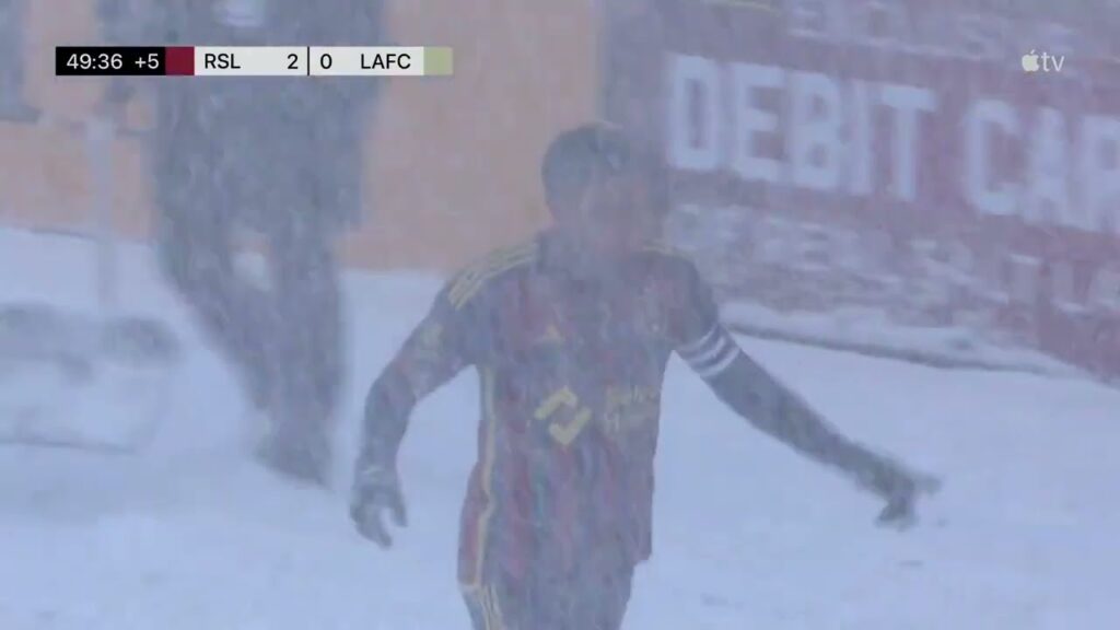 Cristian Arango GOL en medio de la nieve para Real Salt Lake