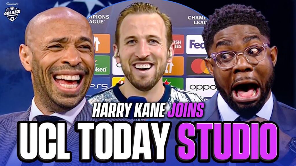 Harry Kane jokes with Thierry Henry & Micah Richards! | UCL Today | CBS Sports Golazo